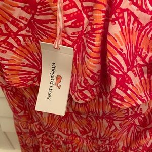 Vineyard Vines Strapless Romper with pockets